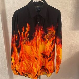 Wrangler vintage western button up